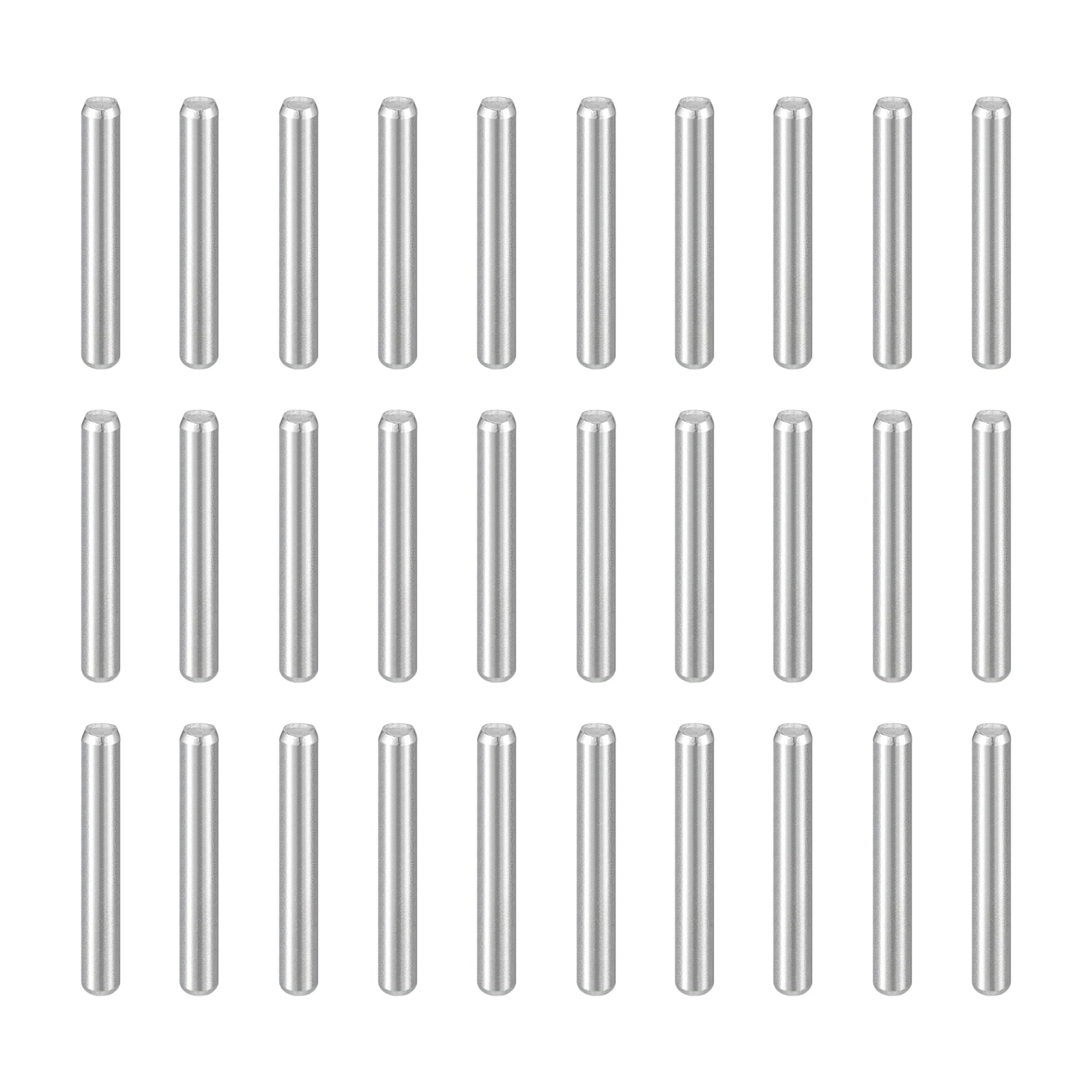 Uxcell 50pcs Dowel Pins M2(2mm) x 14mm 304 Stainless Steel Cylindrical ...