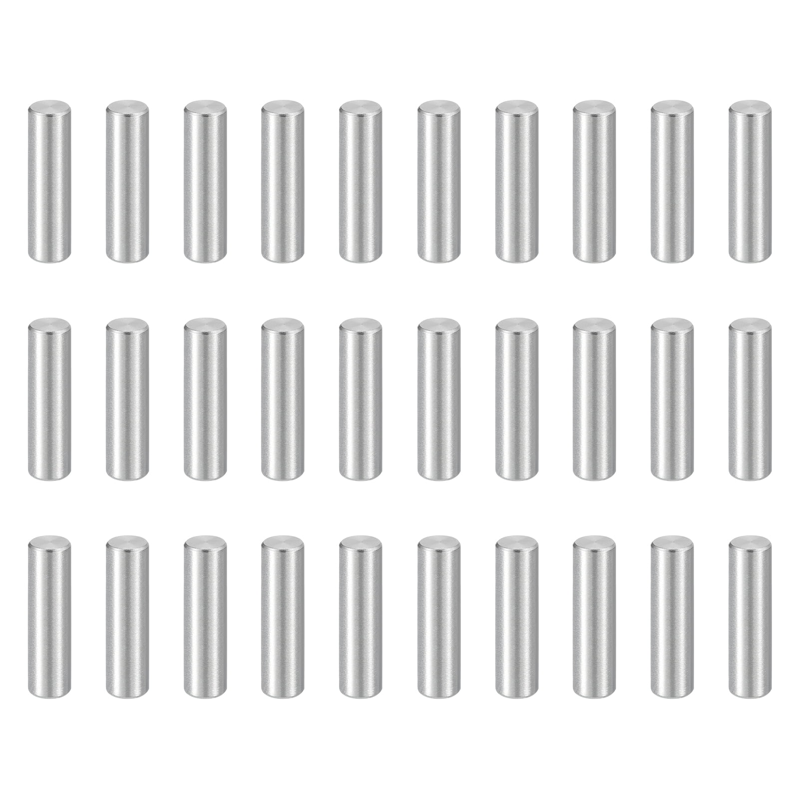 Uxcell 50pcs Dowel Pins M4(4mm) x 15mm 304 Stainless Steel Cylindrical ...