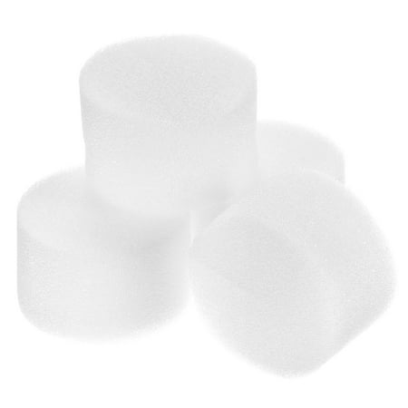 Uxcell 50pcs Hydroponic Sponges, 1.77" Growing Media Cylindrical Sponges for Home Vegetable Flower Planting, White