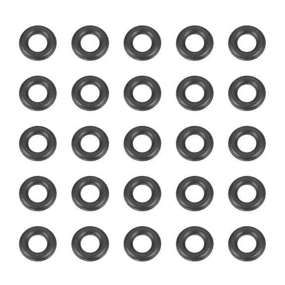 Uxcell 50pcs Nitrile Rubber O-Rings 5.5mm OD 2.5mm ID 1.5mm Width Metric Buna-N NBR Sealing Gasket Plumbing Sealing Repair O Rings for Car Auto Vehicle Repair Faucet Air Gas