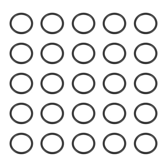 Uxcell 50pcs Nitrile Rubber O-Rings 20mm OD 16mm ID 2mm Width Metric Buna-N NBR Sealing Gasket Plumbing Sealing Repair O Rings for Car Auto Vehicle Repair Faucet Air Gas