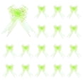 thumbnail image 1 of Uxcell 50pcs Pull Bows 5.9 Inches Wide Ribbon Gift Bow for Gift Wrapping Birthday Baskets Decoration Fruit Green, 1 of 5