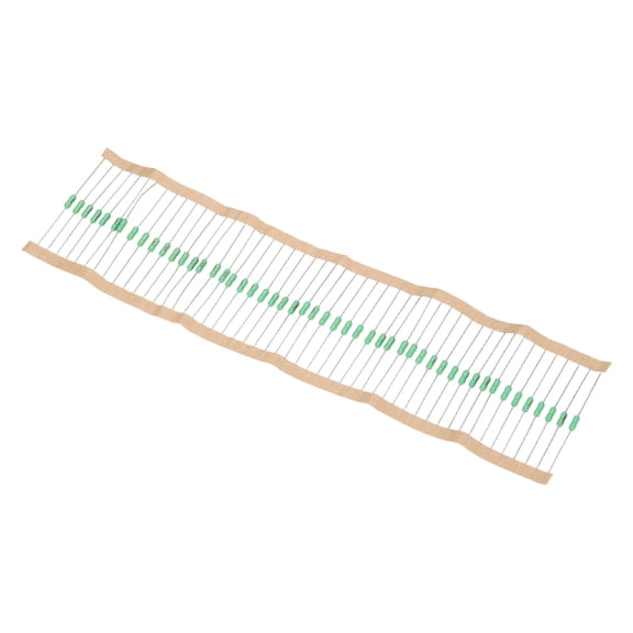 Uxcell 50pcs Resistance Fuse, 250V 10A Link Fast Blow Leaded Resistance Fuse for Telecom Communication Electronics Lighting, Green