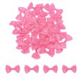 thumbnail image 1 of Uxcell 50Pcs Rose Red Bow Ties 1.5"x1" Mini Bowknot for Crafting Satin Bows Bulk, 1 of 6