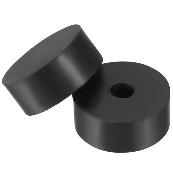 Uxcell 50x12x20mm Vibration Isolation Washer Rubber Damping Feet Pad, Black 4 Pack