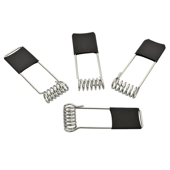 Uxcell 50x16mm Fix Clamps for Ceiling Lamp Recessed Light Downlight Spring Clips 30 Pack