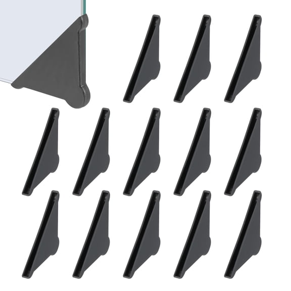 Uxcell Plastic Triangle Corner Protector, Glass Corner Protectors Table Guard Covers for Furniture Glass Wood Steel Mirror 50x3 mm