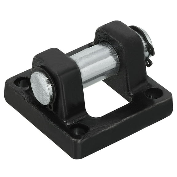 Uxcell 50x50x32mm Air Cylinder Pneumatic Rod Pivot Clevis Mounting Bracket, Black