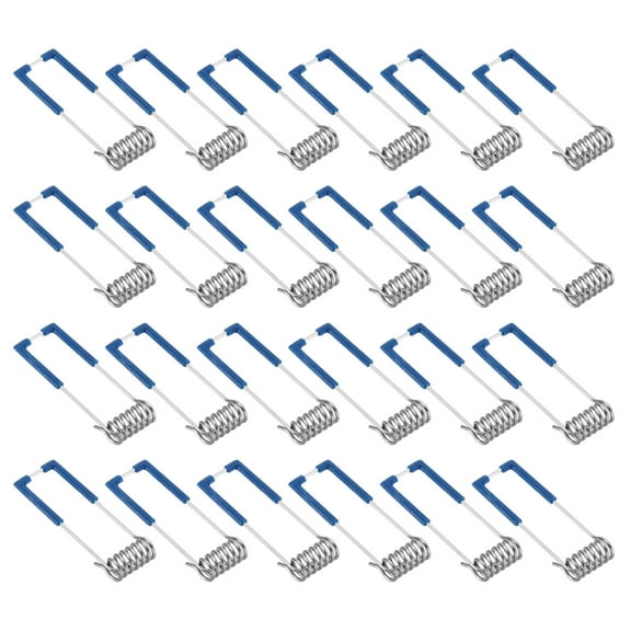 Uxcell 51x15mm Downlight Spring Clips 24 Pack Emitting Diode Recessed Lighting Accessories Securing Clamps Blue