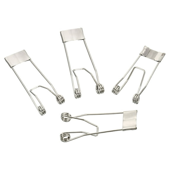 Uxcell 51x20mm Fix Clamps for Ceiling Lamp Recessed Light Downlight Spring Clips 20 Pack