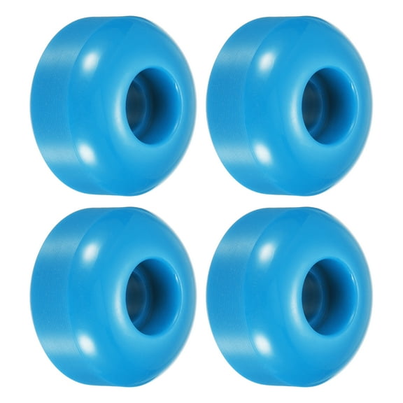 Uxcell 52mm Skateboard Wheel Street Wheels for Skateboards Cruiser Wheels 95A, Blue 4 Pack