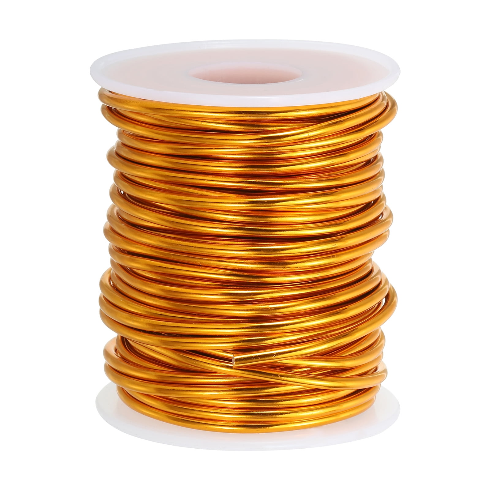 Uxcell 53 Feet Aluminum Craft Wire 2.5mm/10 Gauge Anodized Bendable ...