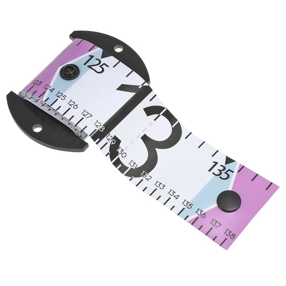 Uxcell 53 inch Waterproof Fish Ruler Measure Tape with Shaft, Purple