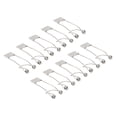 thumbnail image 1 of Uxcell 53x19mm Fix Clamps for Ceiling Lamp Recessed Light Downlight Spring Clips 20 Pack, 1 of 5