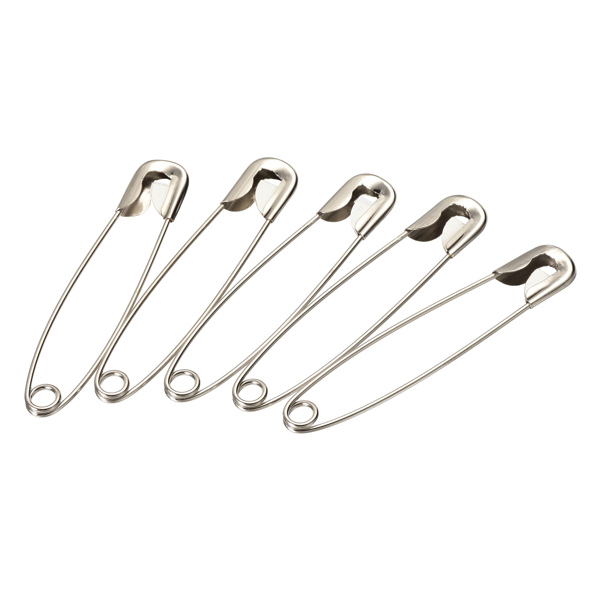 Uxcell 2.95 Inch Large Metal Sewing Pins Safety Pins for Office Home Bronze  Tone 15 Pack 