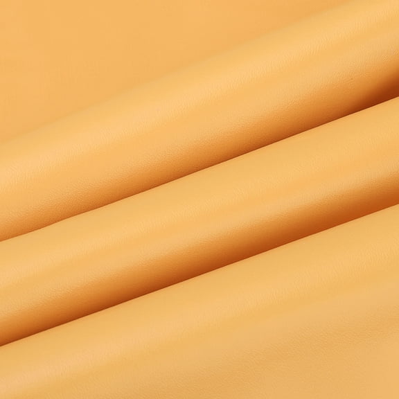 Uxcell 54x19.7x0.03 Inch PU Leather Book Cloth, Soft Colored Faux PU Leather Sheets, Apricot