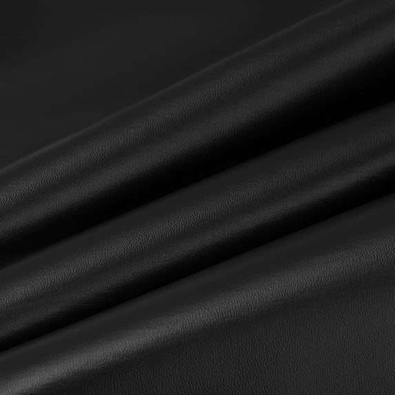 Uxcell 54x19.7x0.03 Inch PU Leather Book Cloth, Soft Colored Faux PU Leather Sheets, Black