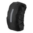 thumbnail image 1 of Uxcell 55-65L Waterproof Backpack Rain Cover with Vertical Reflective Strap, L, Black, 1 of 5