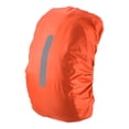 thumbnail image 1 of Uxcell 55-65L Waterproof Backpack Rain Cover with Vertical Reflective Strap, L, Orange, 1 of 5