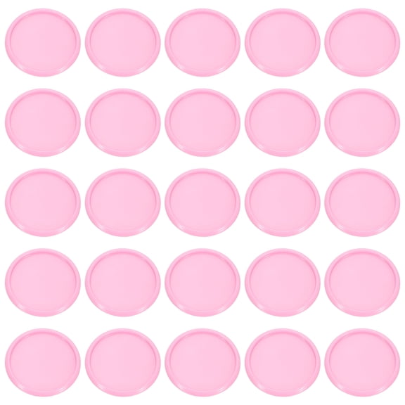 Uxcell 55 Pcs Discbound Expansion Discs, Pink Round Shape, 1-1/2" OD and 0.2" Thick