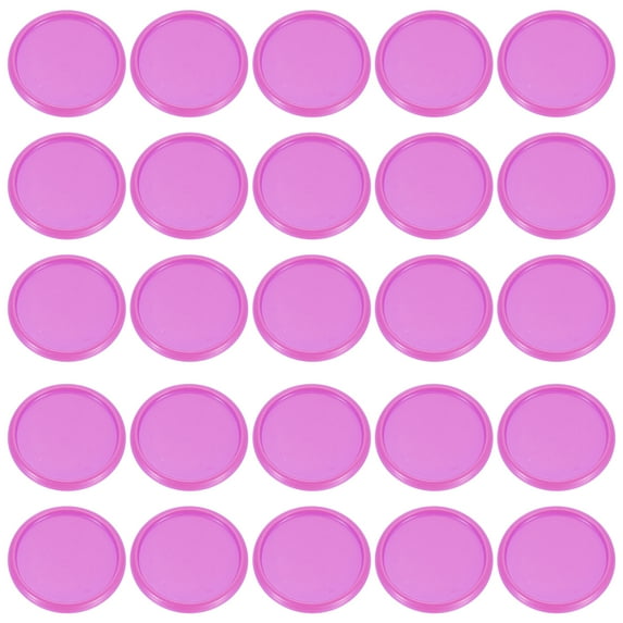 Uxcell 55 Pcs Discbound Expansion Discs, Rose Red Round Shape, 1-1/2" OD and 0.2" Thick