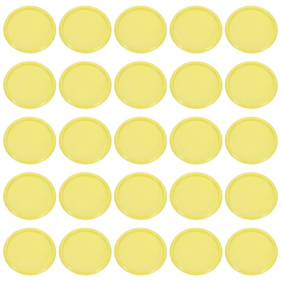 Uxcell 55 Pcs Discbound Expansion Discs, Yellow Round Shape, 1-1/2" OD and 0.2" Thick