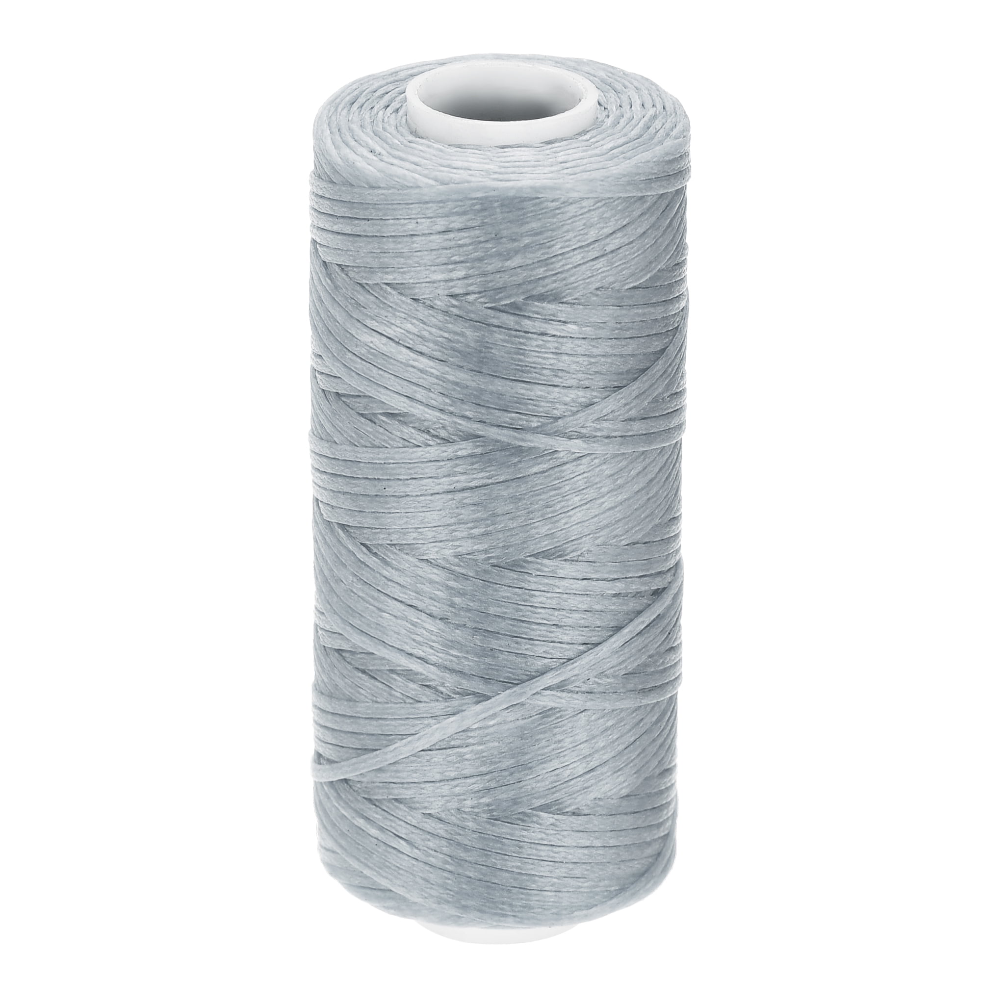 Tonal Thread Uxcell 55 Yards 150D/1mm Leather Sewing Polyester Waxed Thread (Silver ...