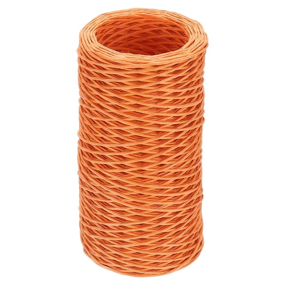 Uxcell 55 Yards Floral Bind Wire Wrap Twine, 1mm Floral Wire Vine Bind Wire Rustic Craft Wire for DIY Projects Flower Bouquet Making Wreath Gift Wrapping Wedding Decoration, Orange