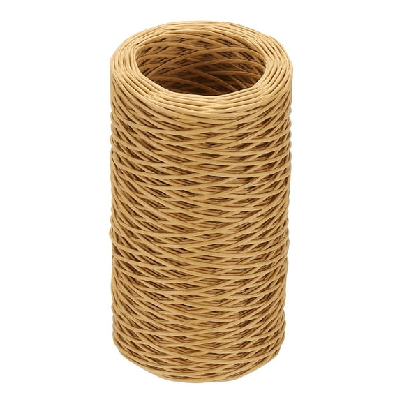 Uxcell 55 Yards Floral Bind Wire Wrap Twine, 1mm Floral Wire Vine Bind Wire Rustic Craft Wire for DIY Projects Flower Bouquet Making Wreath Gift Wrapping Wedding Decoration, Khaki