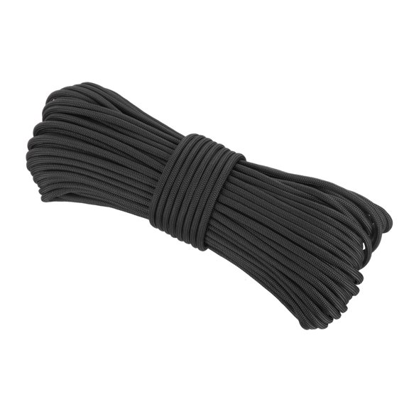 Uxcell 550 Paracord Rope 102ft, 4mm Thin Paracord Nylon Cord Survival 7-Strand Core for Tent Camping Outdoor Gear - Black
