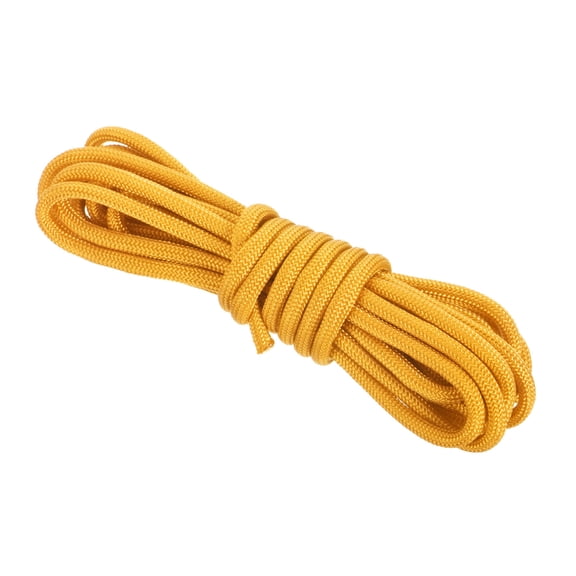 Uxcell 550 Paracord Rope 10ft, 4mm Thin Paracord Nylon Cord Survival 7-Strand Core for Tent Camping Outdoor Gear - Orange