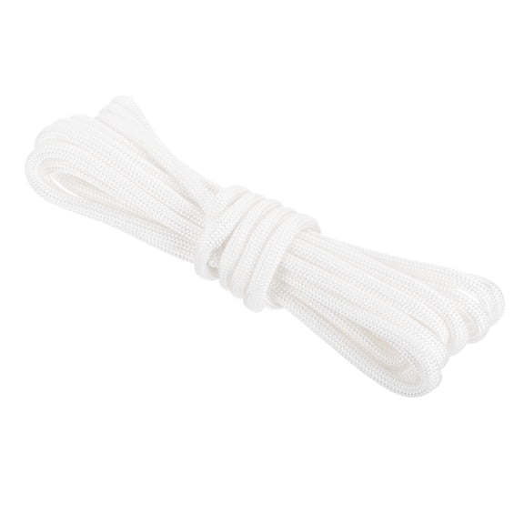 Uxcell 550 Paracord Rope 10ft, 4mm Thin Paracord Nylon Cord Survival 7-Strand Core for Tent Camping Outdoor Gear - White