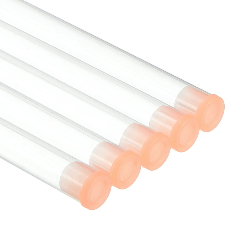Uxcell 55cm Long Fix Buoy Tubing 12mm Inner Dia Fishing Floating Tube,  Clear 5 Pack