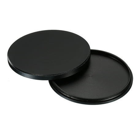 Uxcell 55mm Lens Filter Stack Cap Aluminum Alloy Circular Filter Stacks Black