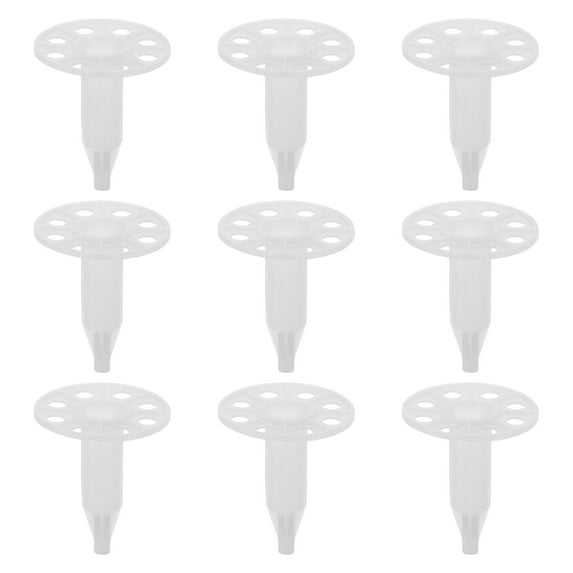 Uxcell 55mm Perforated Insulation Pins, 50 Set Insulating Nails Wall Plug Plastic Expansion Bolt for Fixing Foam Board