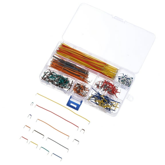 Uxcell 560Pcs Breadboard Jumper Wire Cables Flexible Solderless Flexible Breadboard Connecting Line with Box