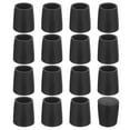 thumbnail image 1 of Uxcell 56Pcs Chair Leg Caps, 8mm (1/3 Inch) Non-Marking Chair Leg Tips Non-Slip Chair Leg Floor Protectors, Black, 1 of 6