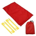 thumbnail image 1 of Uxcell 57" x 43" Beach Blanket Waterproof Picnic Mat with Carry Bag Red, 1 of 5
