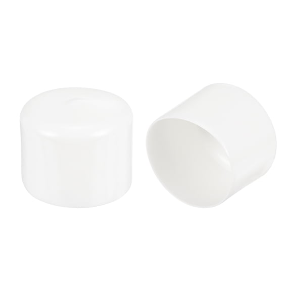 Uxcell 57mm Rubber End Caps Round Vinyl Plug Insert Rubber Flexible Vacuum Caps 2Pcs