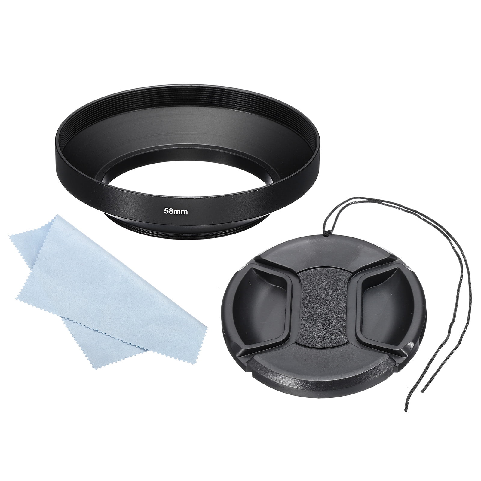 B+W 58mm #970 Aluminum Lens Hood For Wide Angle Lenses - Matte Black, 70° Angle