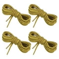 thumbnail image 1 of Uxcell 59.1 x 5/32 Inch Dual Colored Round Boot Laces Shoelaces, Yellow Coffee 4 Pairs, 1 of 6
