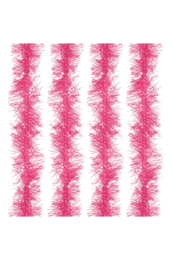 5Ft Feather Boa, 4Pcs Artificial Fluffy Feather Boas Party Decorations for DIY Crafts, Wedding Costume, Christmas, Concert, Halloween, Home Decor, Pink