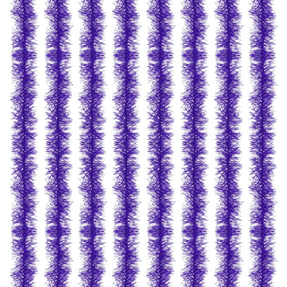 Uxcell 5Ft Feather Boa, 8 Pcs Artificial Fluffy Feather Boas Party Decorations for DIY Crafts, Wedding Costume, Christmas, Concert, Halloween, Home Decor, Dark Purple