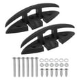 thumbnail image 1 of Uxcell 5Inch Boat Folding Cleat Flip-up Dock Cleat Dock Mooring Cleat with Screws, Black 2 Pack, 1 of 6