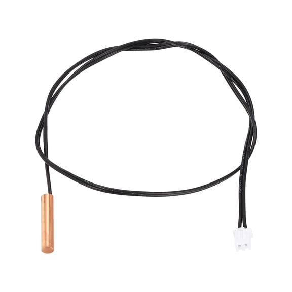 Uxcell 5K NTC Thermal Sensor Probe, Copper Sensitive Temperature Sensor Probe 19.7 Inch Digital Thermometer Extension Cable Temp Transmitter for Water Dispenser Refrigerators