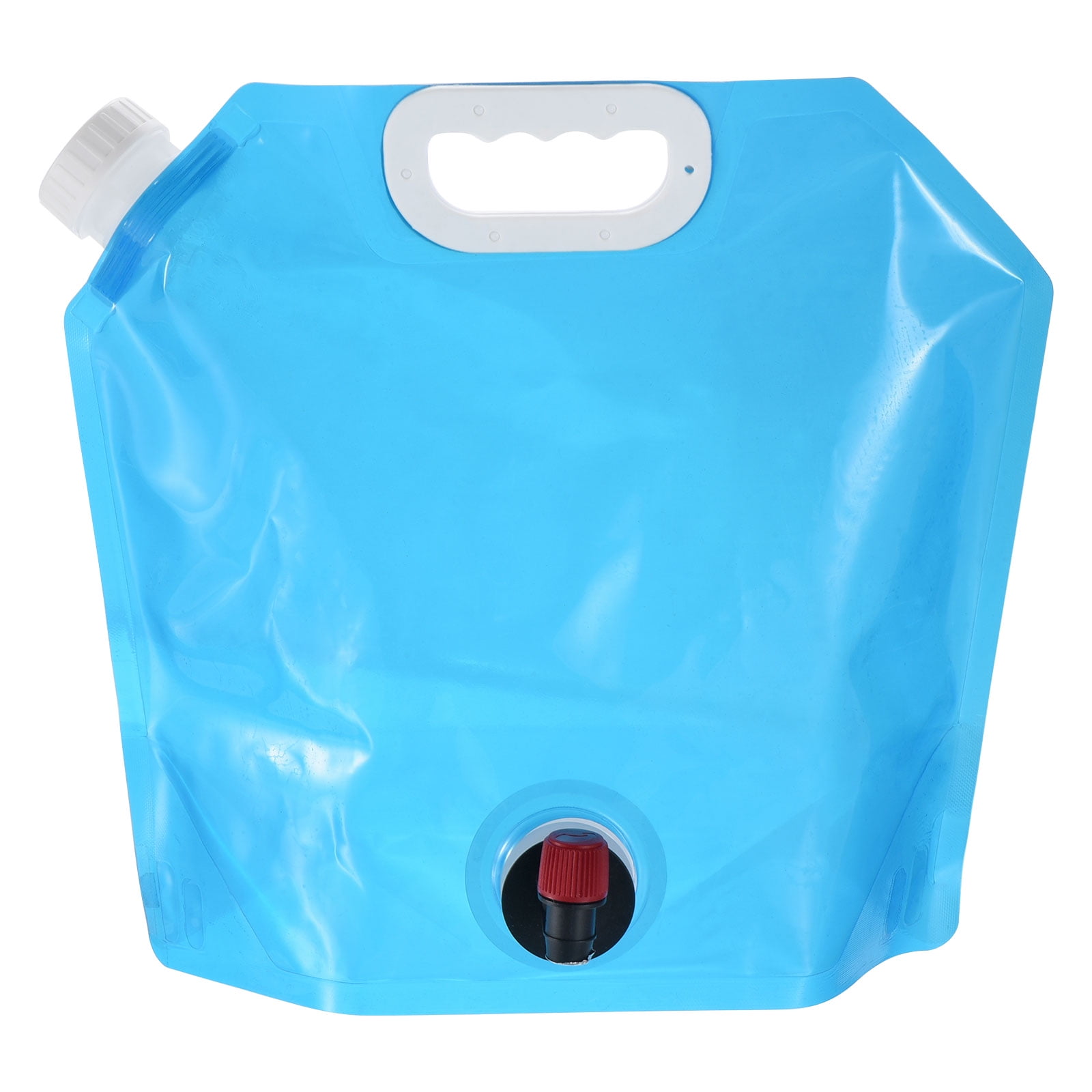 Uxcell 5L Collapsible Water Container Bag with Spigot Water Storage ...