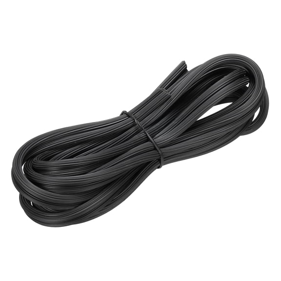 Uxcell 5M/16.4Ft Rubber Window Screen Spline Sealing Strip, 5.5mm OD Black