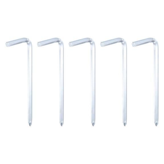 Uxcell 5PCS Offset Screwdriver H5/PH2 5mm Hex Phillips Head L-type Wrench Double Ended Hand Tool for Home Appliance Repair (4.53" x 1.38")