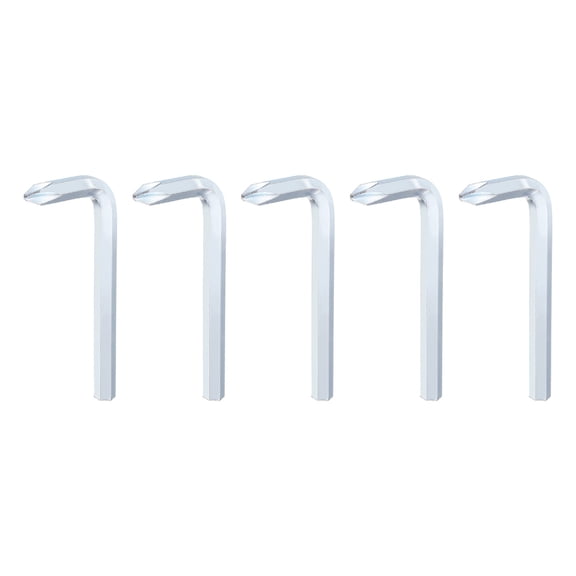 Uxcell 5PCS Offset Screwdriver H5/PH2 6mm Hex Phillips Head L-type Short Tip Wrench Double Ended Hand Tool for Home Appliance Repair (2.87" x 1.18")