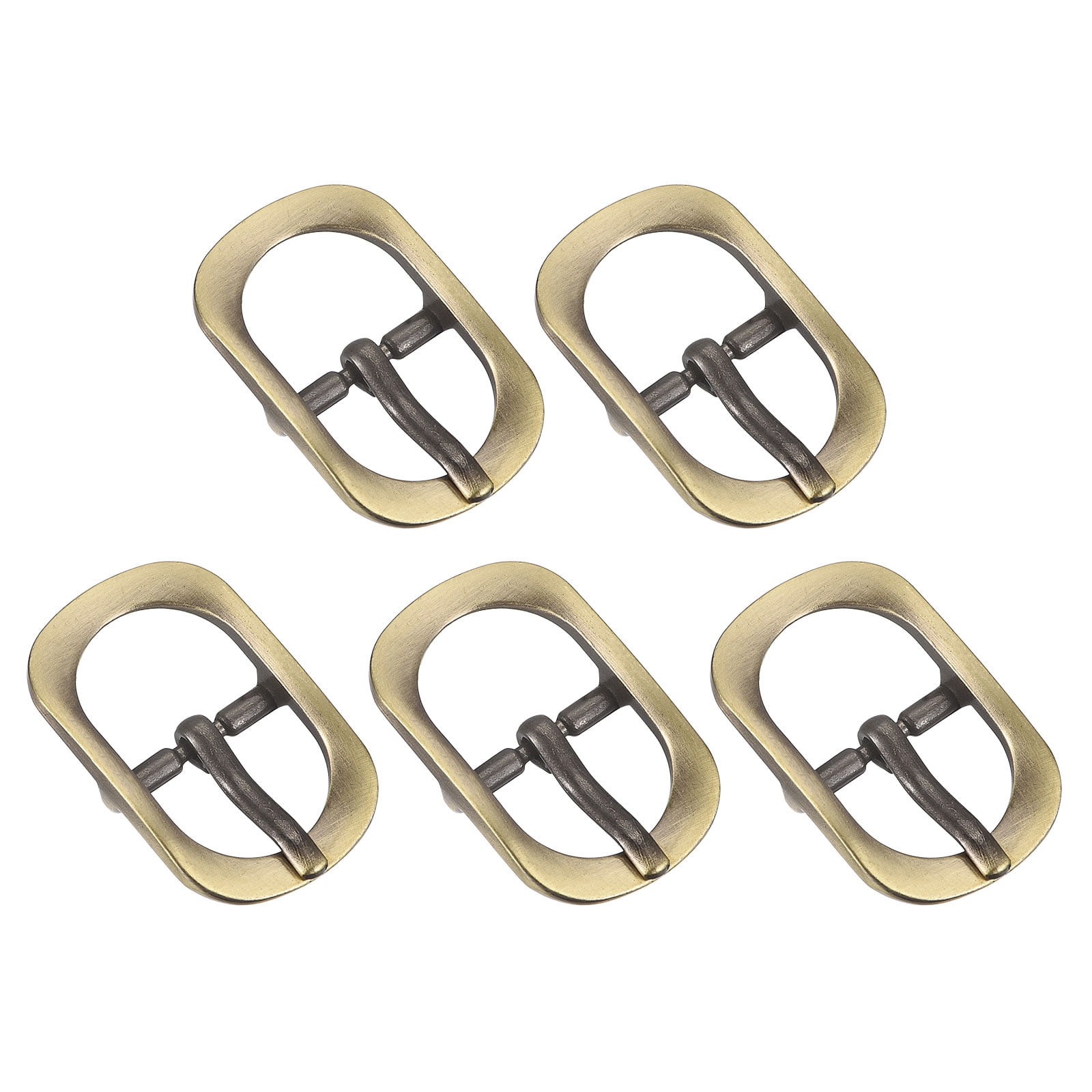 Sourcing Map Single Prong Belt Buckle, Zinc Alloy Adjustable Rectangle